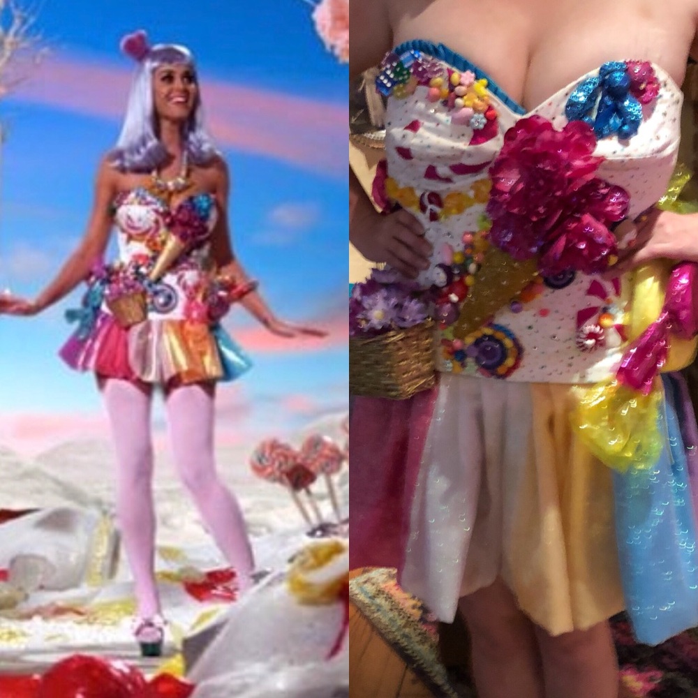 KATY PERRY CALIFORNIA GURLS COSPLAY DRESS